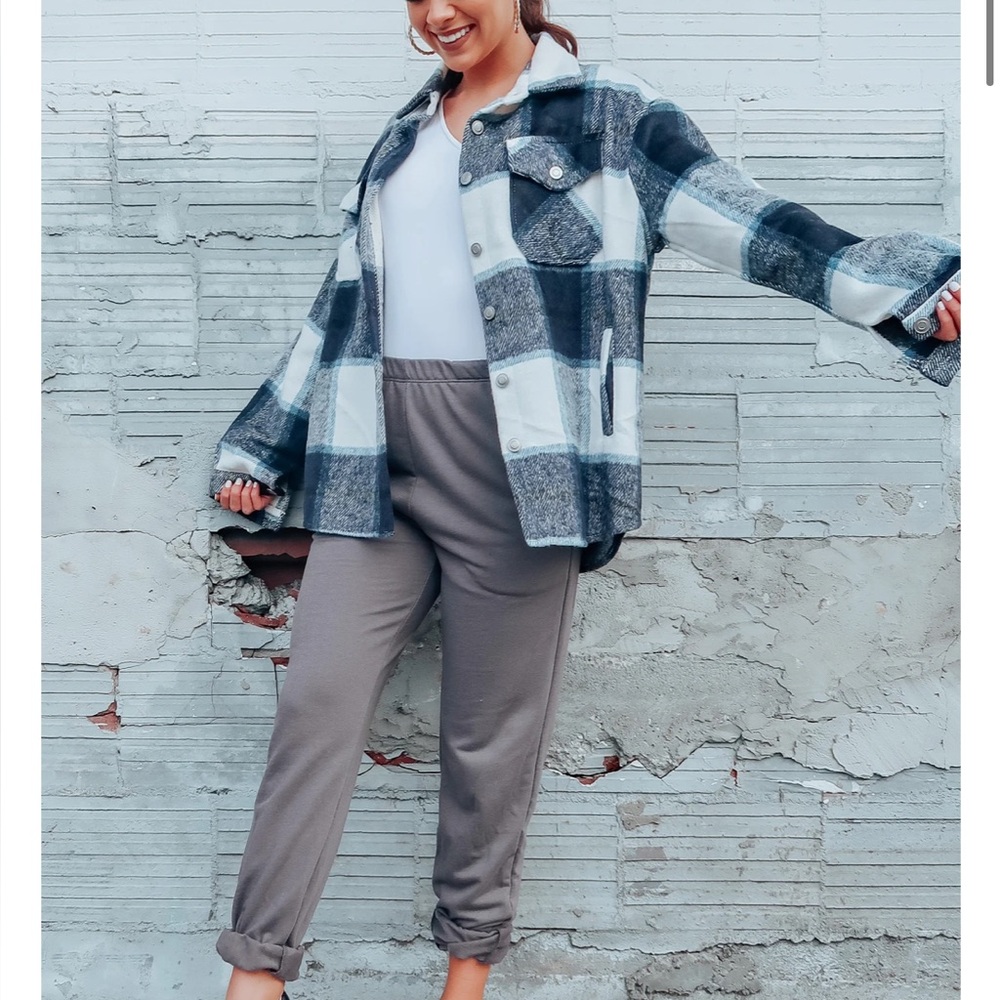 Plaid shacket
